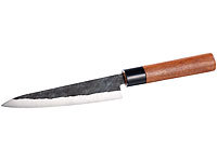 TokioKitchenWare Santoku Allzweck-Küchenmesser, handgeschmiedet mit Echtholzgriff; Damast-Küchenmesser Damast-Küchenmesser Damast-Küchenmesser 