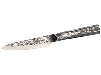 TokioKitchenWare Allzweckmesser mit 14-cm-Klinke und Stahlgriff, handgeschmiedet; Damast-Küchenmesser Damast-Küchenmesser Damast-Küchenmesser Damast-Küchenmesser 
