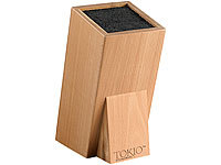 TokioKitchenWare Universal-Messerblock aus Holz mit Borsteneinsatz; Küchenmesser-Sets Küchenmesser-Sets Küchenmesser-Sets Küchenmesser-Sets Küchenmesser-Sets 