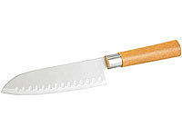 ; Damast-Santoku-Küchenmesser, Wasserschleifsteine 